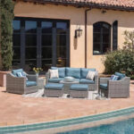 L-Shaped 5 Seater Outdoor