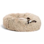 Luxury Calming Donut Dog Bed – Faux Fur - Image 2