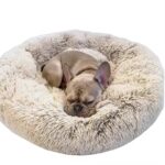Luxury Calming Donut Dog Bed – Faux Fur - Image 4